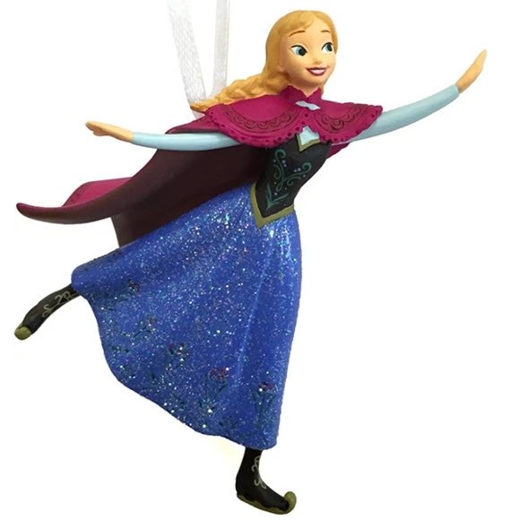 NWT 2 AVAILABLE Hallmark Anna skating Christmas ORNAMENT Frozen - Picture 1 of 2
